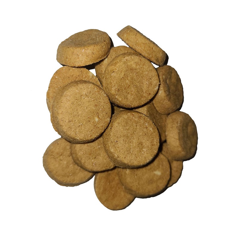 Basil & Baxter’s Round Dog Biscuits Cheese & Bacon 10 lb