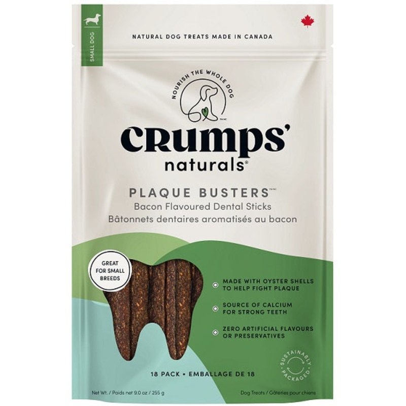 Crumps Plaque Busters Bacon 3.5″ 18pk