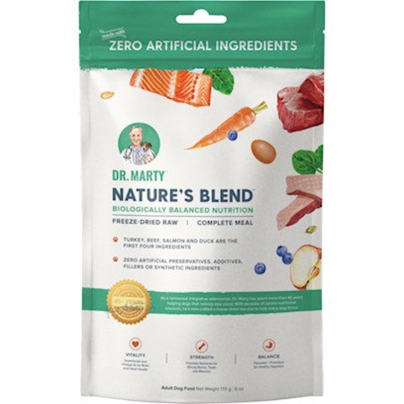 Dr. Marty Nature’s Blend Freeze Dried Raw Dog Food 6oz