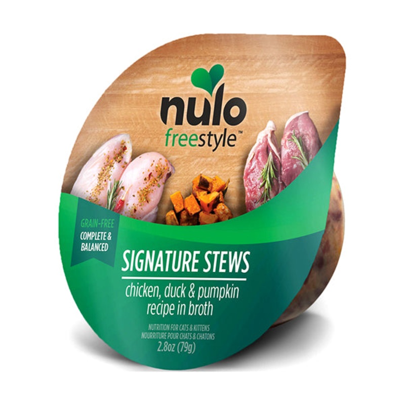 FreeStyle Signature Stews Grain-Free Chicken, Duck and Pumpkin Recipe Wet Cat & Kitten Food 2.8 oz, case of 24