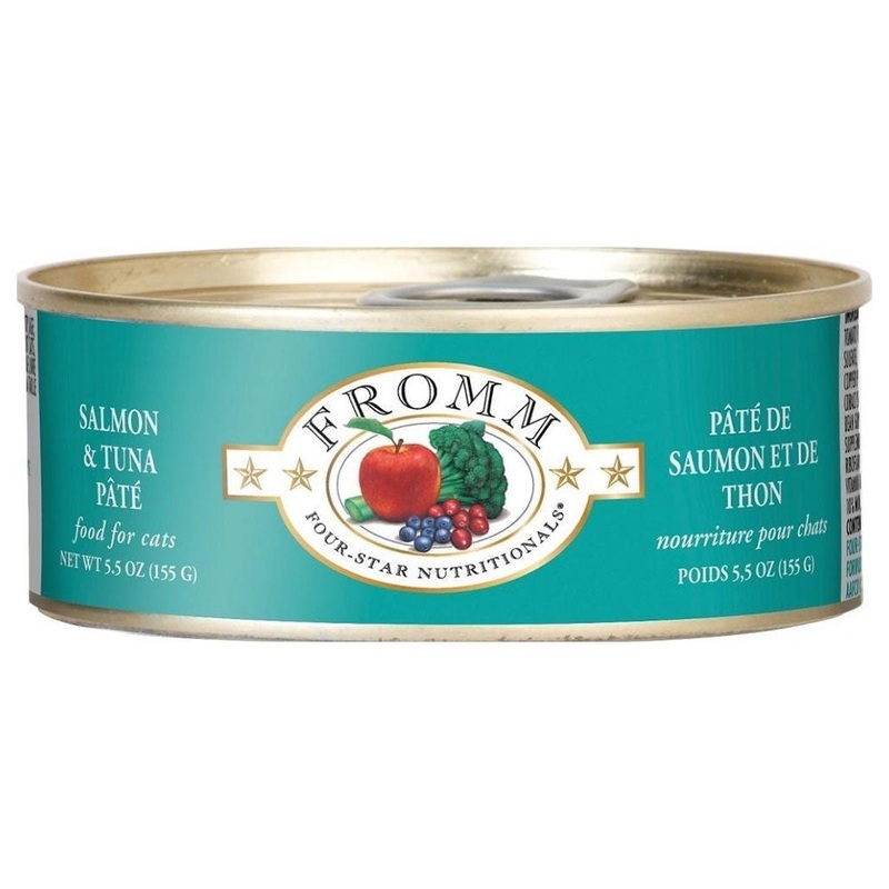 Fromm Four-Star Nutritionals Grain-Free Salmon & Tuna Pt Wet Cat Food 5.5oz