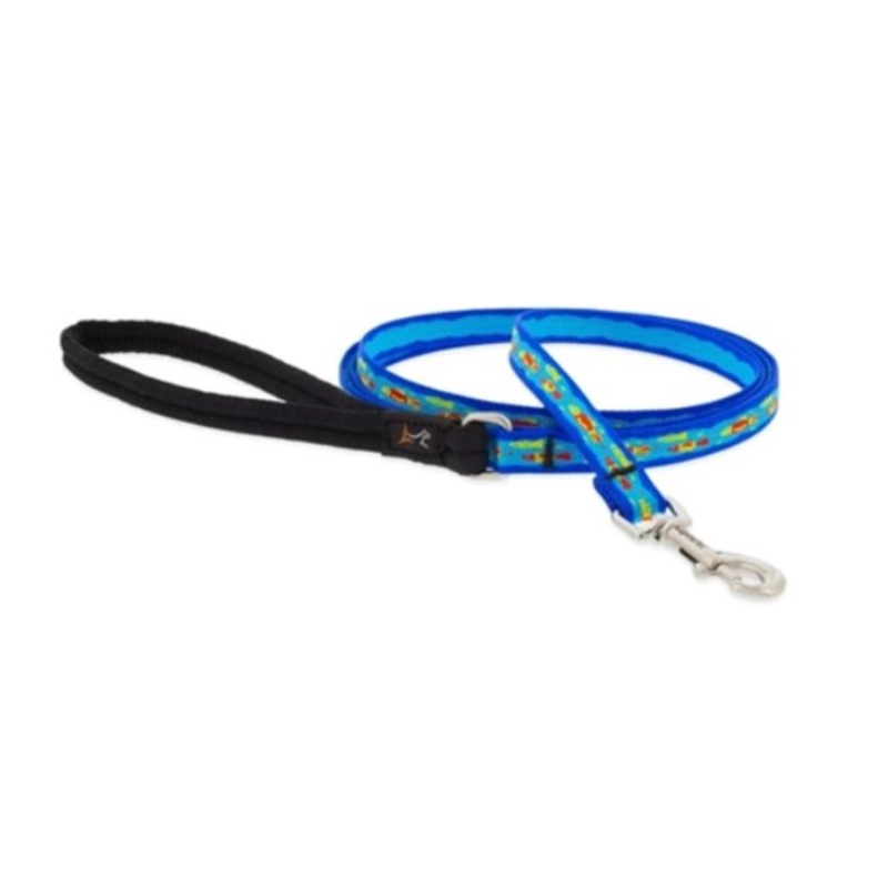 Lupine Pet Dog Leash 1/2″ x 6′ Wee Fishies