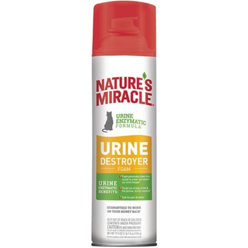 Nature’s Miracle Urine Destroyer for Cats- Foam