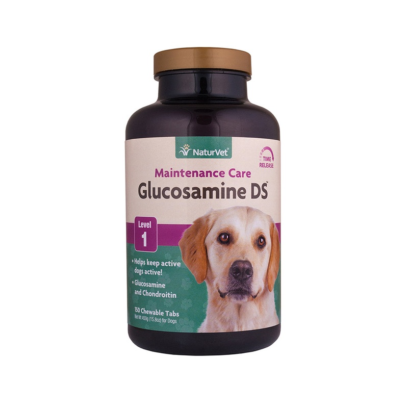 Naturvet Glucosamine DS Level 1 Maintenance Care Dog Chewable Tablet 150 Count
