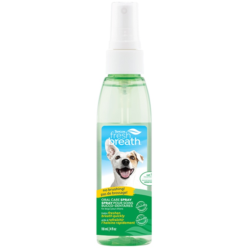 Tropiclean Fresh Breath Oral Care Spray For Dogs 118mL