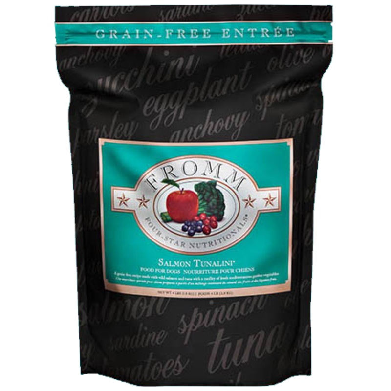 Fromm Four-Star Grain Free Salmon Tunalini Dry Dog Food 4-lb.